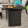 28" Square 50000 BTU Propane Fire Pit Table