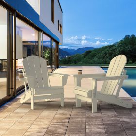 Folding Adirondack Chair with Cup holder, Fire Pit Chair