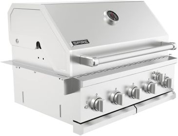 Premium Grill built-in head, Barbecue grill island, 5-Burner with Rear Burner Natural Gas 30 inches 3050R Island Grill Head