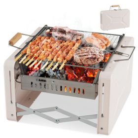 Outdoor BBQ Grill Beige