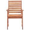 Patio Dining Chairs 8 pcs Solid Acacia Wood