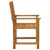 Patio Chairs 4 pcs Solid Acacia Wood