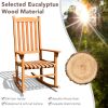 Outdoor Rocking Chair Single Rocker for Patio Deck