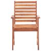 Patio Dining Chairs 3 pcs Solid Acacia Wood