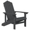 Patio Adirondack Chairs 2 pcs HDPE Anthracite