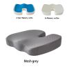 Gel Memory Foam U-shaped Seat Cushion Massage Car Office Chair for Long Sitting Coccyx Back Tailbone Pain Relief Gel Cushion Pad