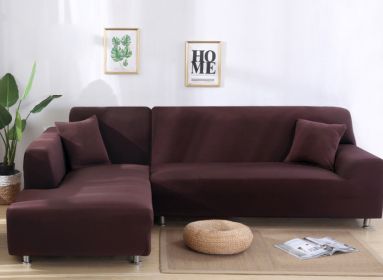 Stretch sofa cover (Color: 24, size: Three seat)