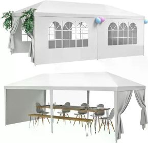 Outdoor Canopy Tent with Removable Sidewalls, Patio Camping Gazebo, Shelter, Pavilion for Party, Wedding, BBQ Events, 10x30' (Color: 10  x 20)