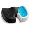 Gel Memory Foam U-shaped Seat Cushion Massage Car Office Chair for Long Sitting Coccyx Back Tailbone Pain Relief Gel Cushion Pad