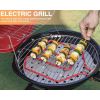 Electric BBQ Grill for Indoor & Outdoor Grilling with Warming Rack, Adjustable Temperature, Portable Patio Grill 1600 Watts, Red