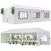 Outdoor Canopy Tent Patio Camping Gazebo Shelter 10'x30' Cater Party Wedding BBQ Removable Sidewalls Events Tent